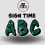 Sign Time 23 Inch SPARKLE ESSENTIAL LETTER & NUMBER Set