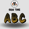 Sign Time 18 Inch GLITTER ALPHABET Set