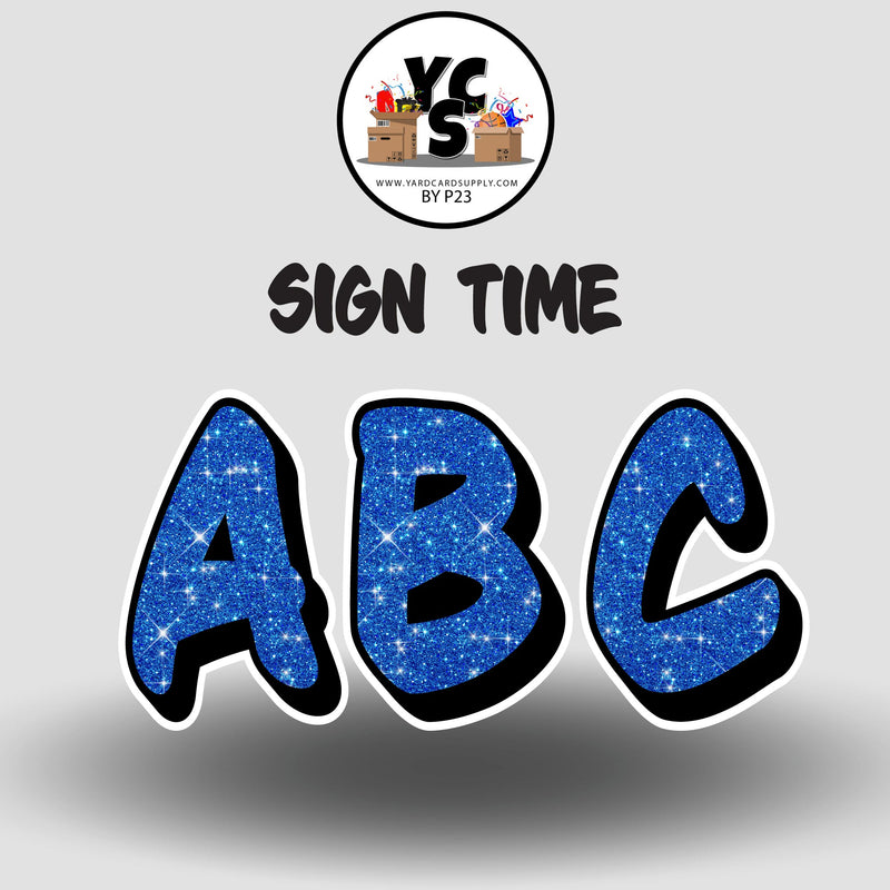 Sign Time 23 Inch GLITTER ESSENTIAL LETTER & NUMBER Set