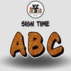 Sign Time 23 Inch GLITTER ALPHABET Set