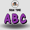 Sign Time 18 Inch GLITTER ALPHABET Set