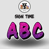 Sign Time 18 Inch GLITTER ALPHABET Set