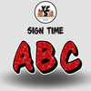 Sign Time 23 Inch GLITTER ALPHABET Set