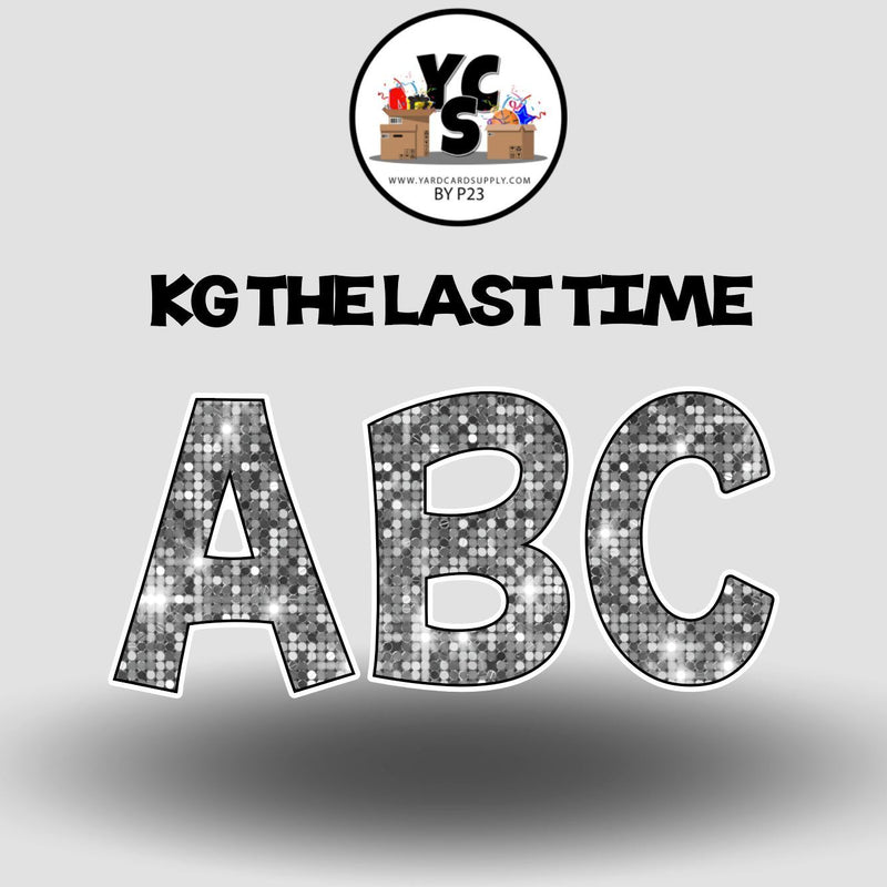 KG The Last Time 23 Inch SPARKLE ALPHABET Set