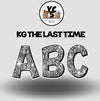 KG The Last Time 18 Inch SPARKLE ALPHABET Set