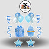 Baby Blue Happy Birthday Set Sparkle
