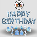 Baby Blue Happy Birthday Set Sparkle