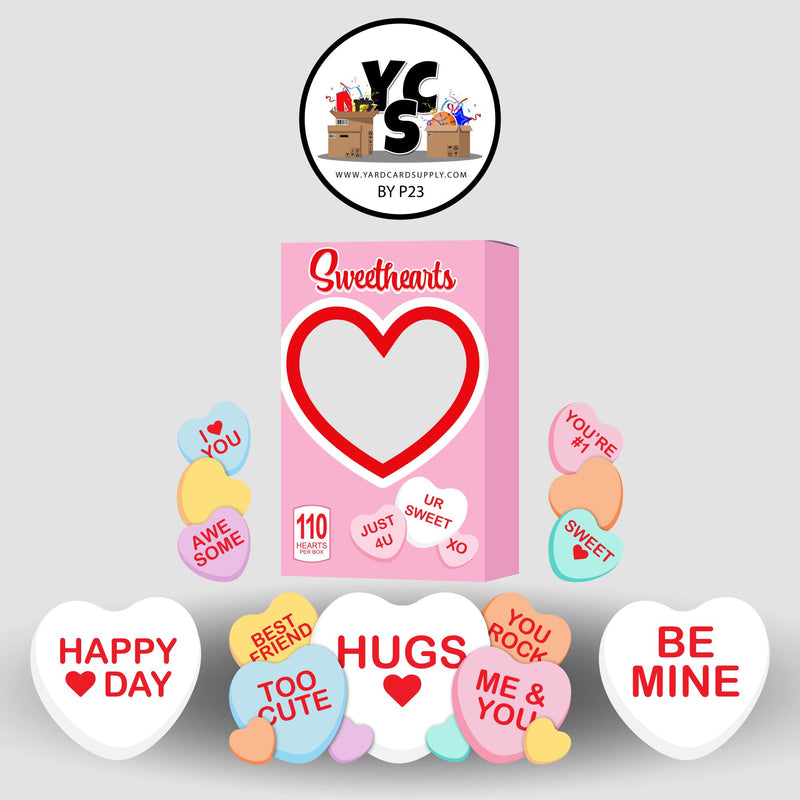 Sweethearts Conversation Heart Photo Op Set
