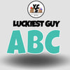 LUCKY GUY 23 Inch SOLID ESSENTIAL LETTER & NUMBER Set