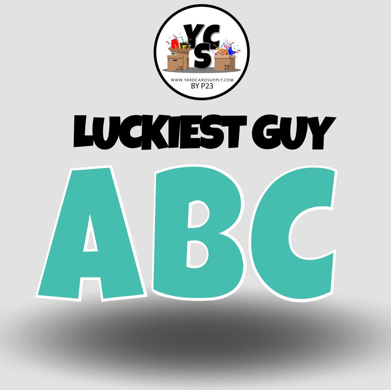 LUCKY GUY 23 Inch SOLID ESSENTIAL LETTER & NUMBER Set