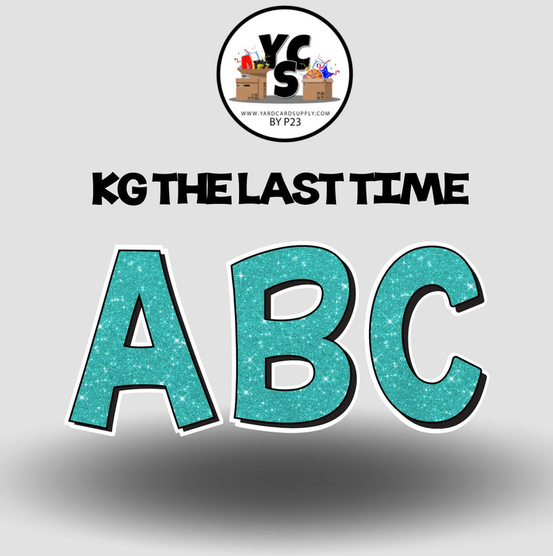 KG The Last Time 18 Inch GLITTER  ALPHABET SET