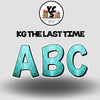 KG The Last Time 23 Inch GLITTER ALPHABET Set