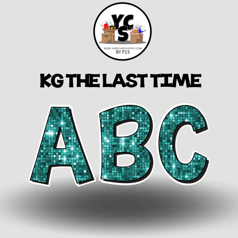 KG The Last Time 23 Inch SPARKLE ESSENTIAL LETTER & NUMBER Set