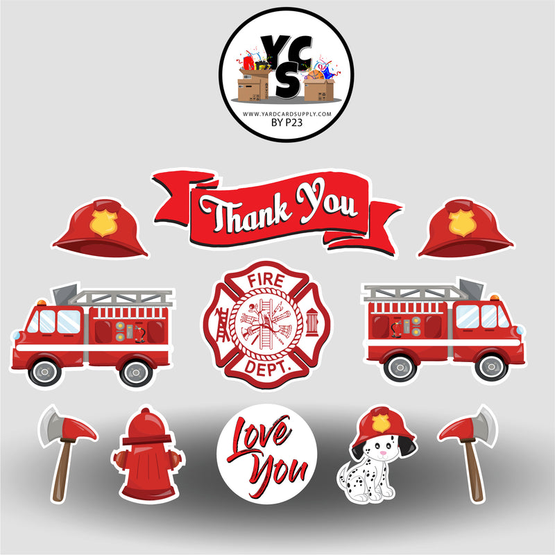 Thank You Firefighter Set
