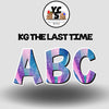 KG The Last Time 18 Inch GLITTER  ALPHABET SET