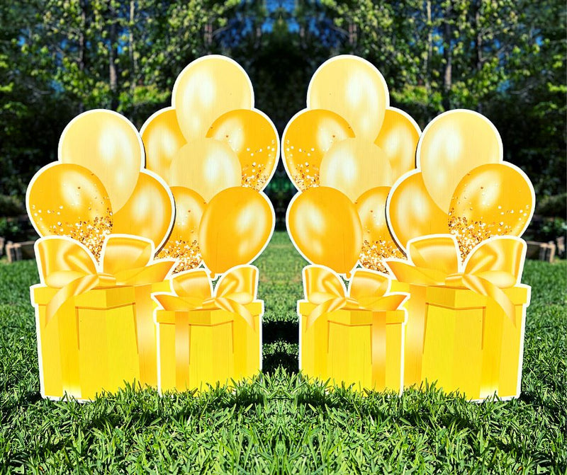 Balloons and Gift Boxes