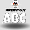 LUCKY GUY 18 Inch SOLID Vowel & Consonant Set