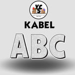 KABEL 23 Inch GLITTER VOWEL Set