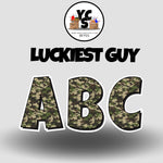 LUCKY GUY 23 Inch SPECIALTY PRINT ESSENTIAL LETTER & NUMBER Set
