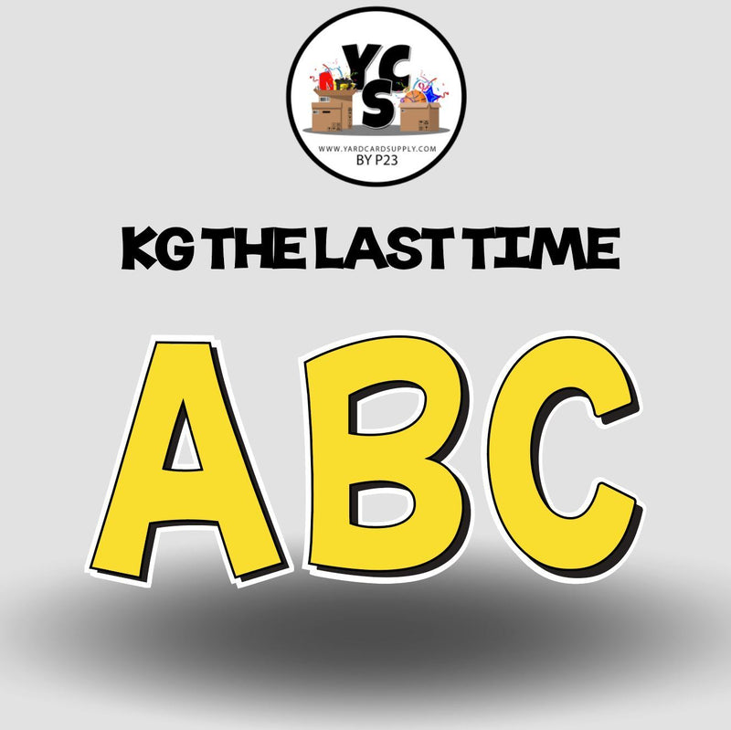 KG The Last Time 23 Inch SOLID VOWEL Set
