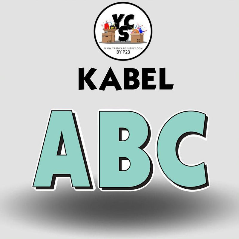 KABEL 18 Inch SOLID VOWEL & CONSONANT Set
