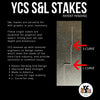 24" Yard Card Stakes (S&L)