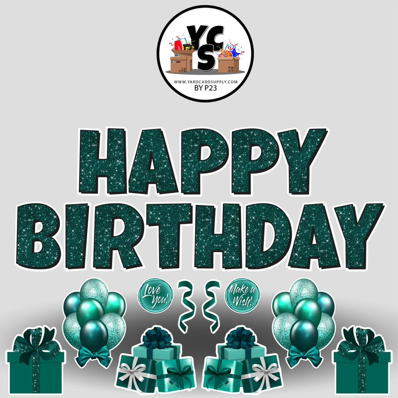 Birthday and Mixed Flair Set - Evergreen - Lucky Guy