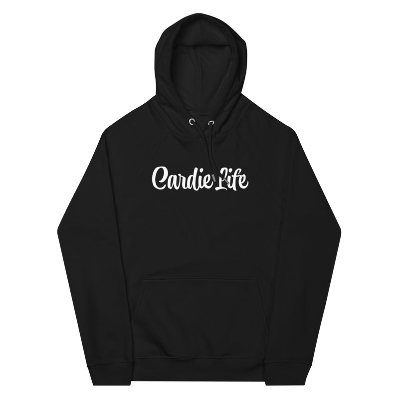 Cardie Life Unisex eco raglan hoodie Dark